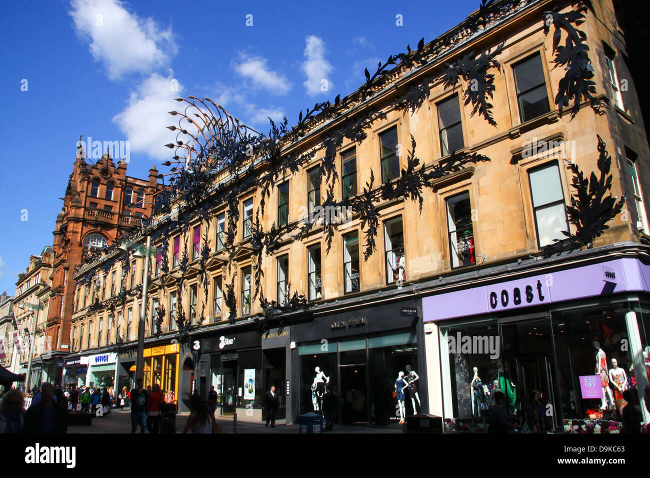 Princes Square shopping centre Buchanan Street Glasgow Stock Photo