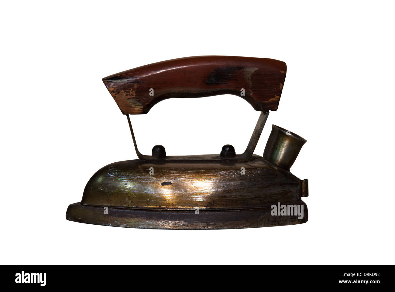 Old iron with clipping path Stock Photo
