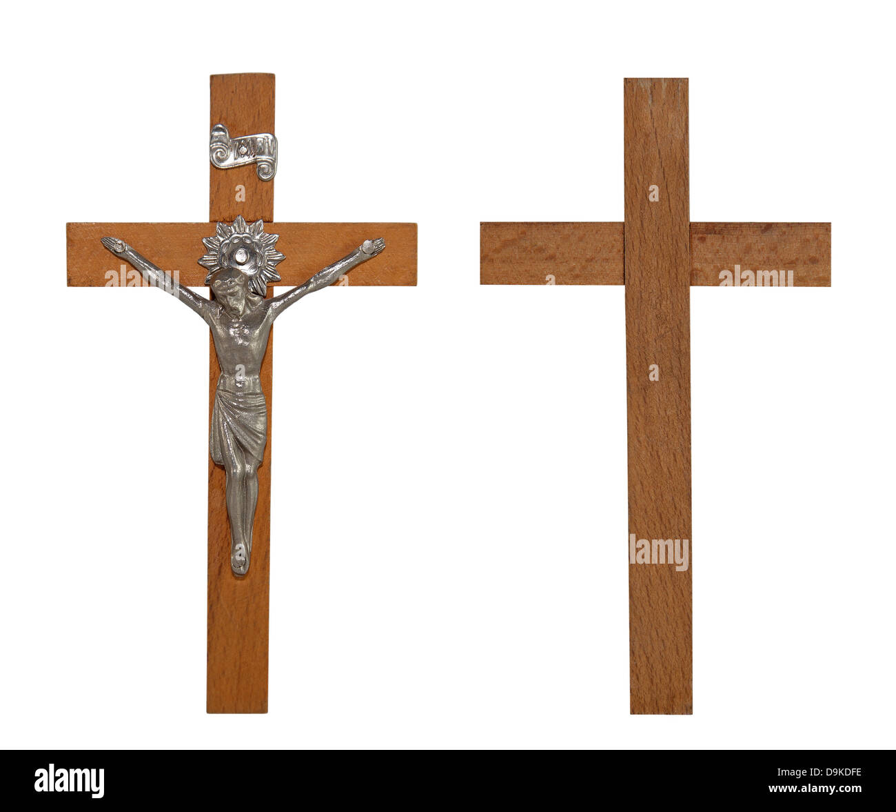 Crucifix with clipping path Stock Photo