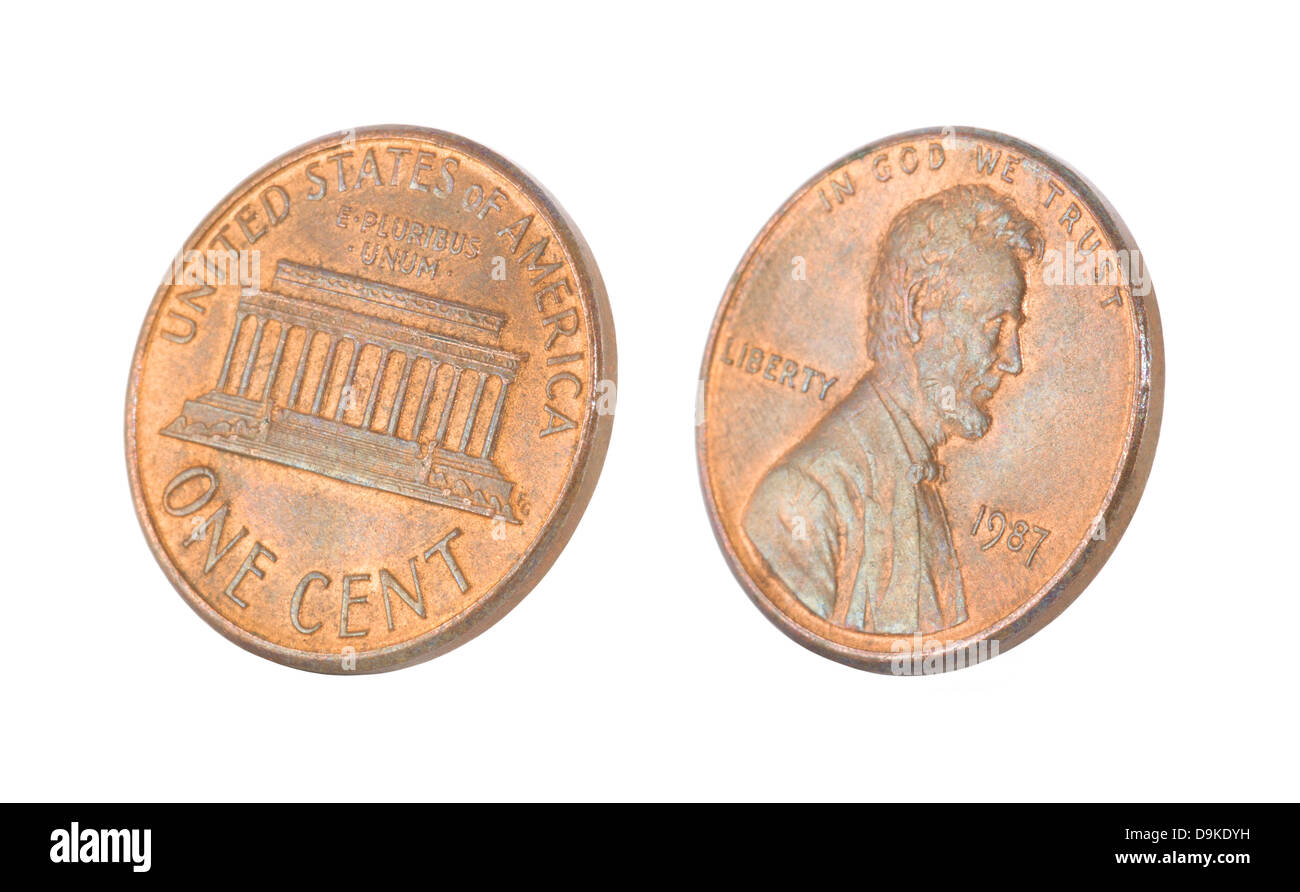 Penny us Cut Out Stock Images Pictures Alamy