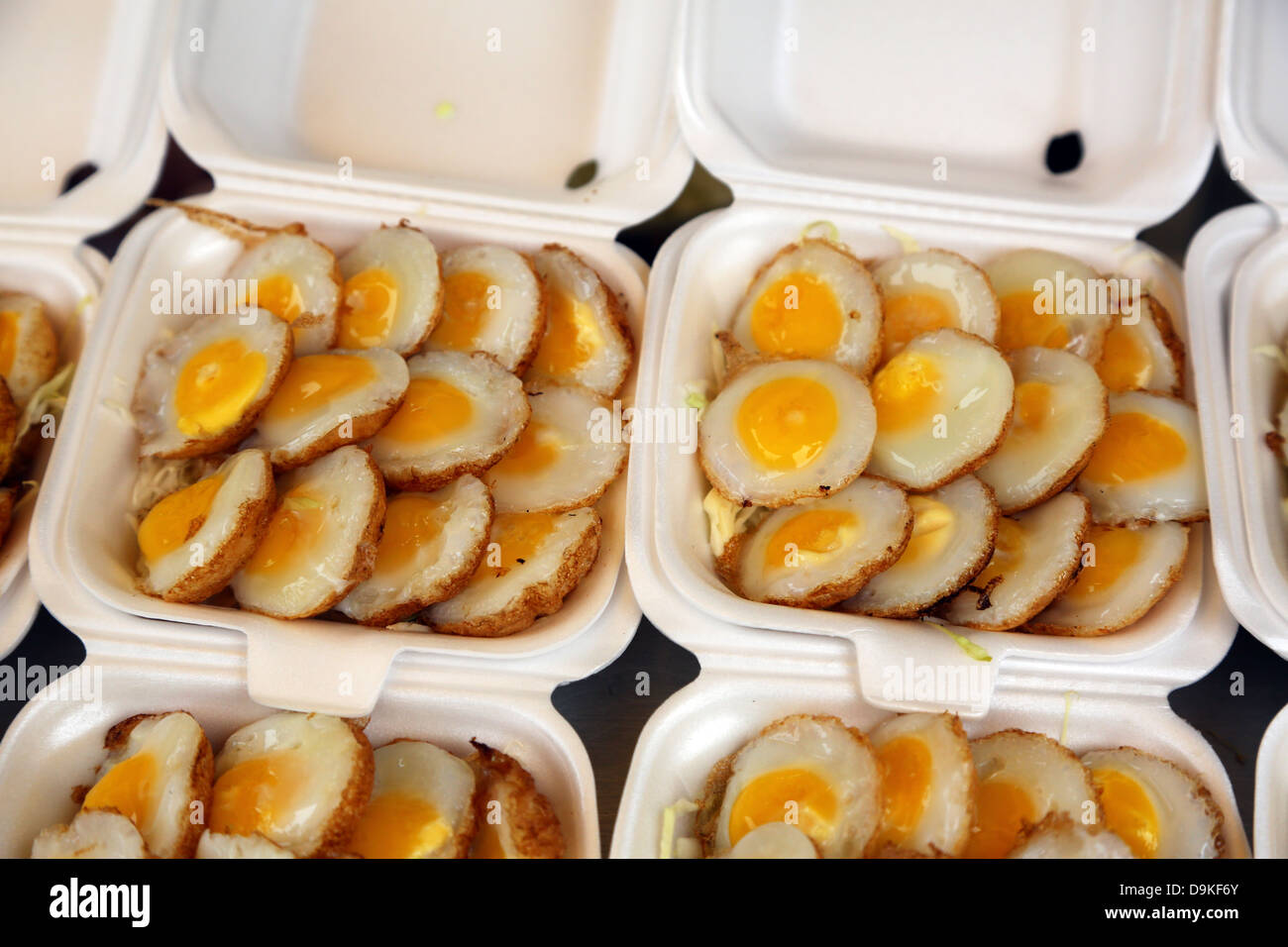 Quail Eggs At A Food Stall At Chatuchak Weekend Market The Largest Market In Thailand Bangkok Thailand Stock Photo Alamy