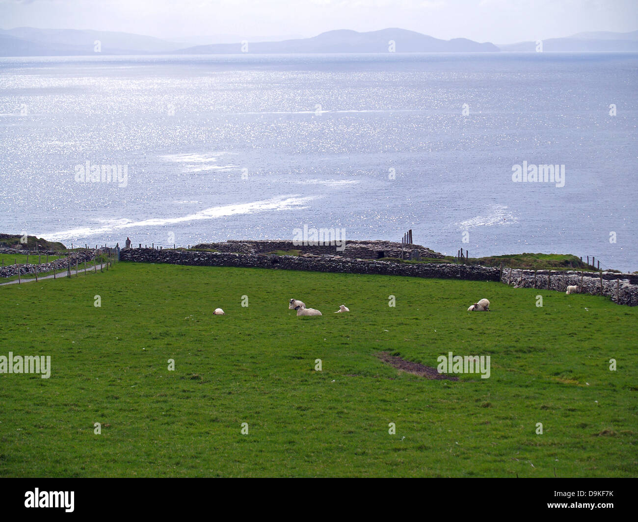 Dunbeg Fort,Dingle Peninsula,Ireland Stock Photo