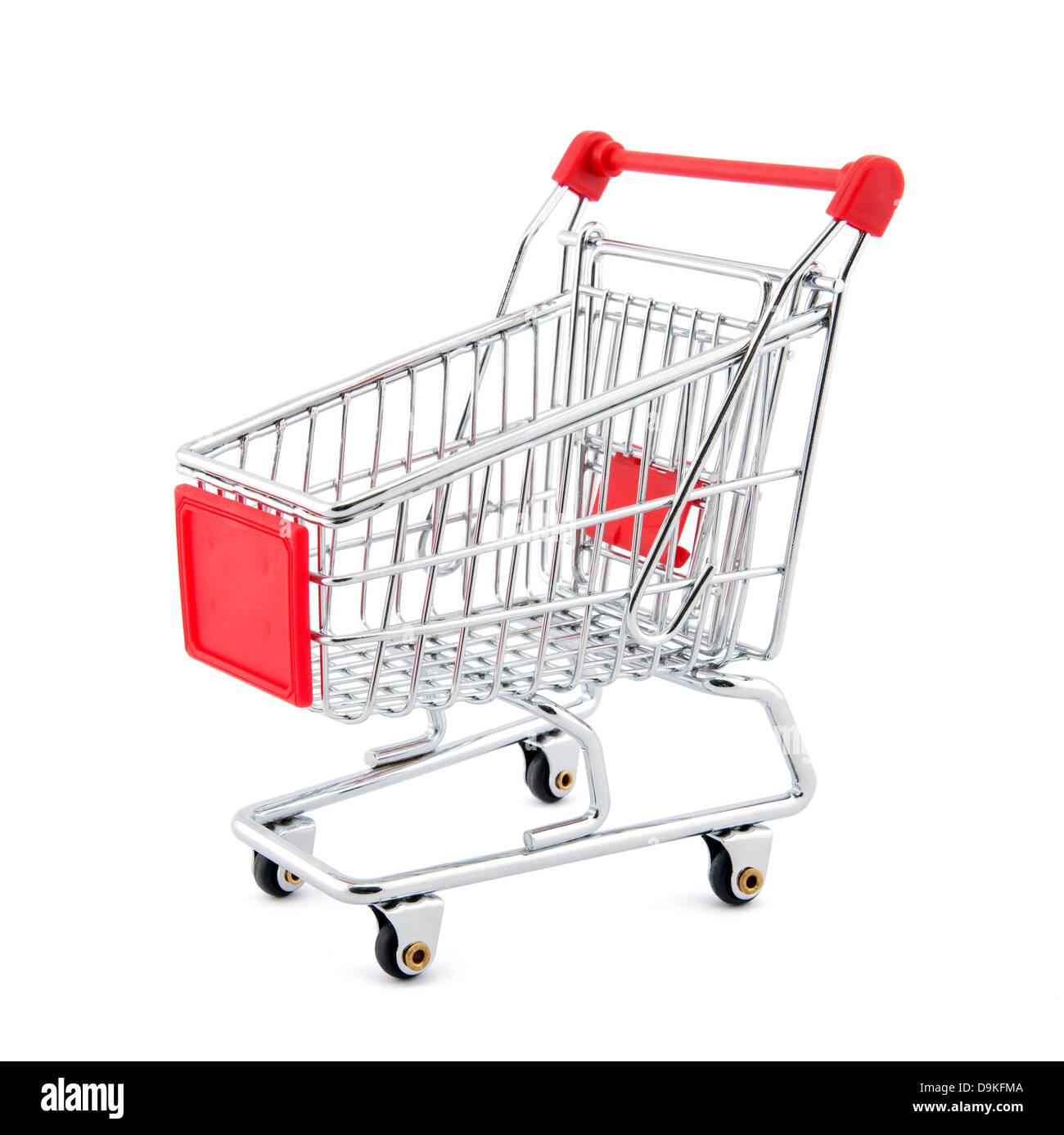 Shopping cart with clipping path Stock Photo