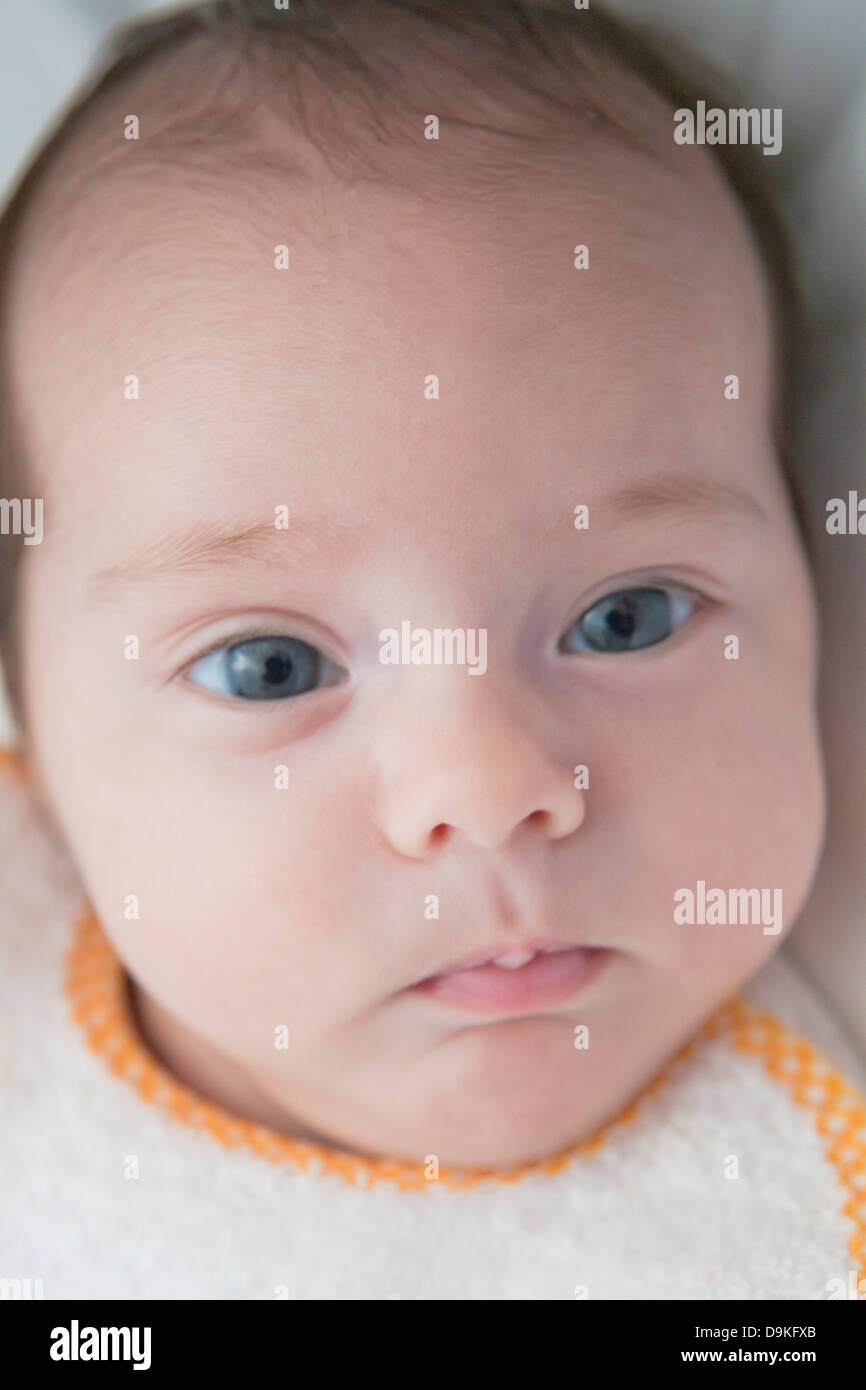 newborn portrait Stock Photo