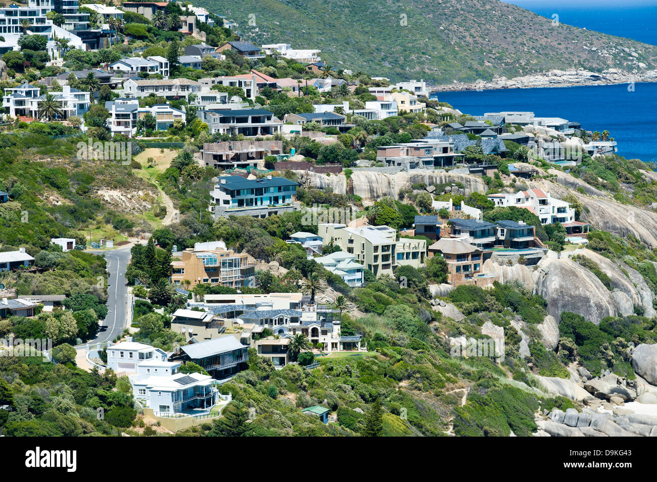 Llandudno is a residential suburb of Cape Town, South Africa, on the Atlantic seaboard of the Cape Peninsula. Stock Photo