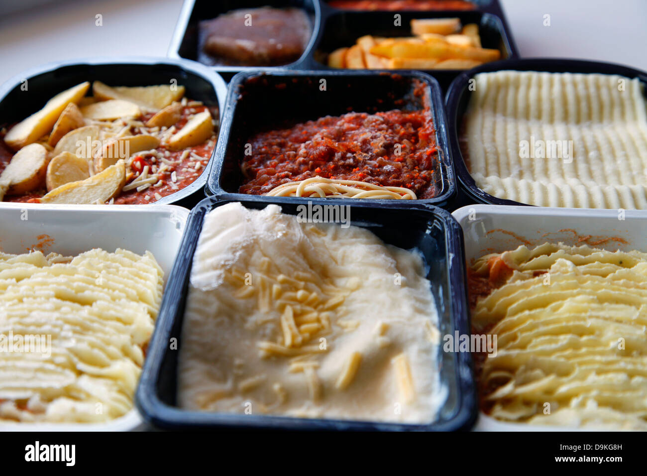 Ready meals available in the UK Stock Photo Alamy