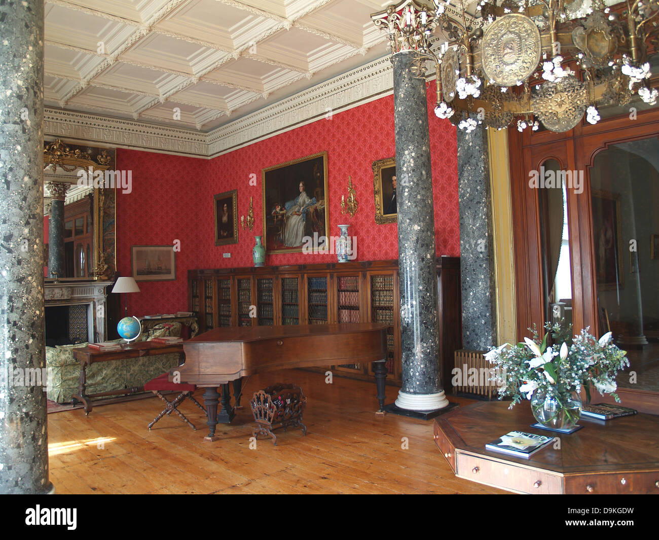 The living room,Bantry House,County Cork,Ireland Stock Photo Alamy