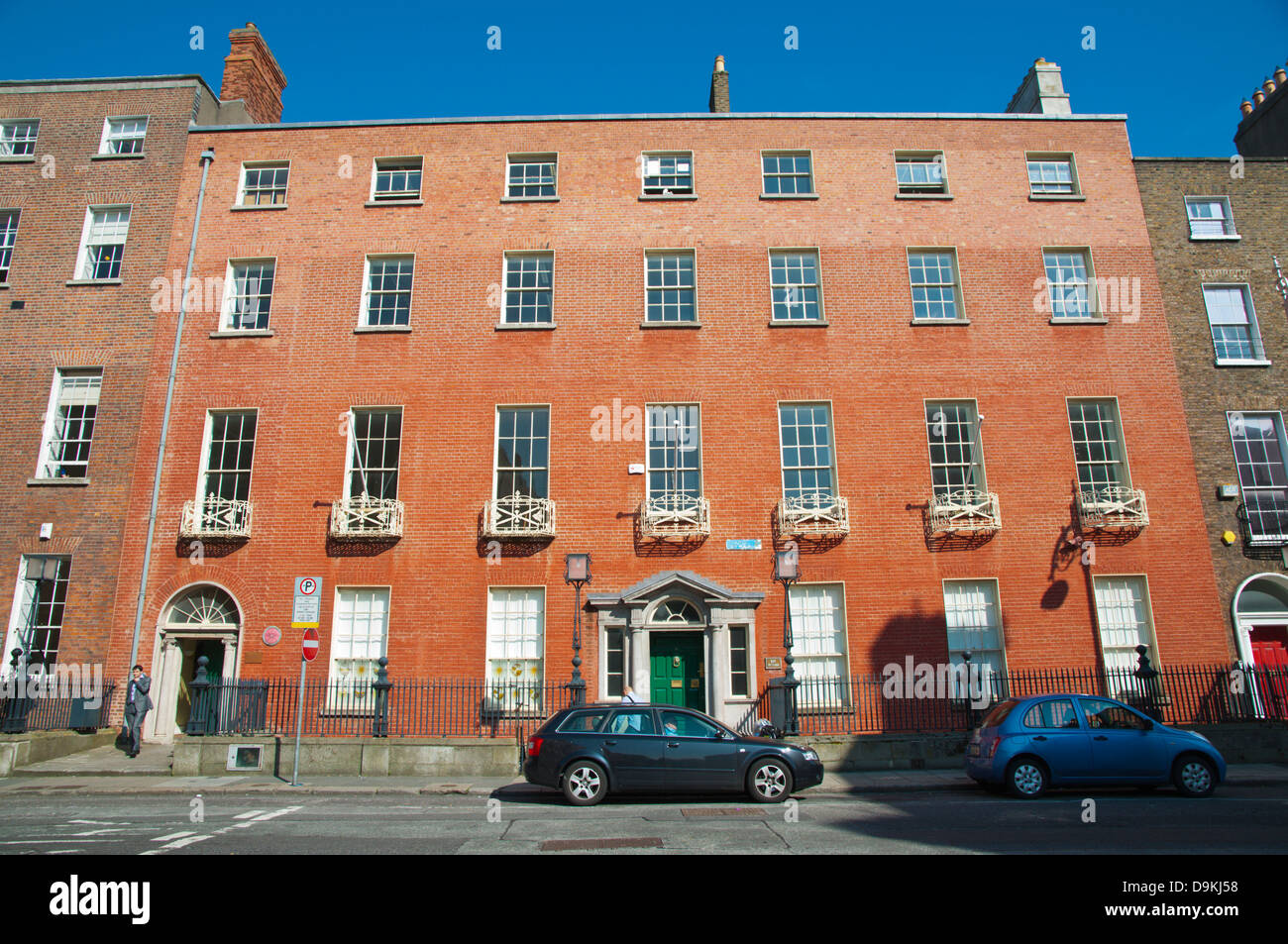 Georgian style Ely House (1775) central Dublin Ireland Europe Stock Photo