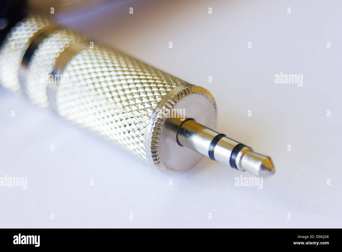 mini jack cable connection detail Stock Photo Alamy
