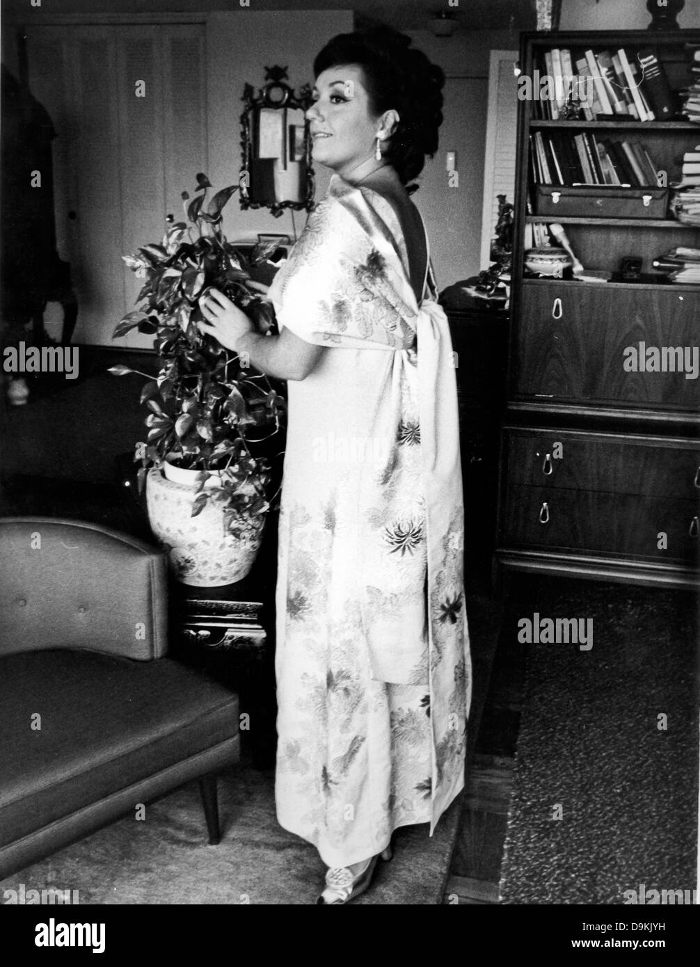 the soprano Gabriella Tucci,1968 Stock Photo Alamy