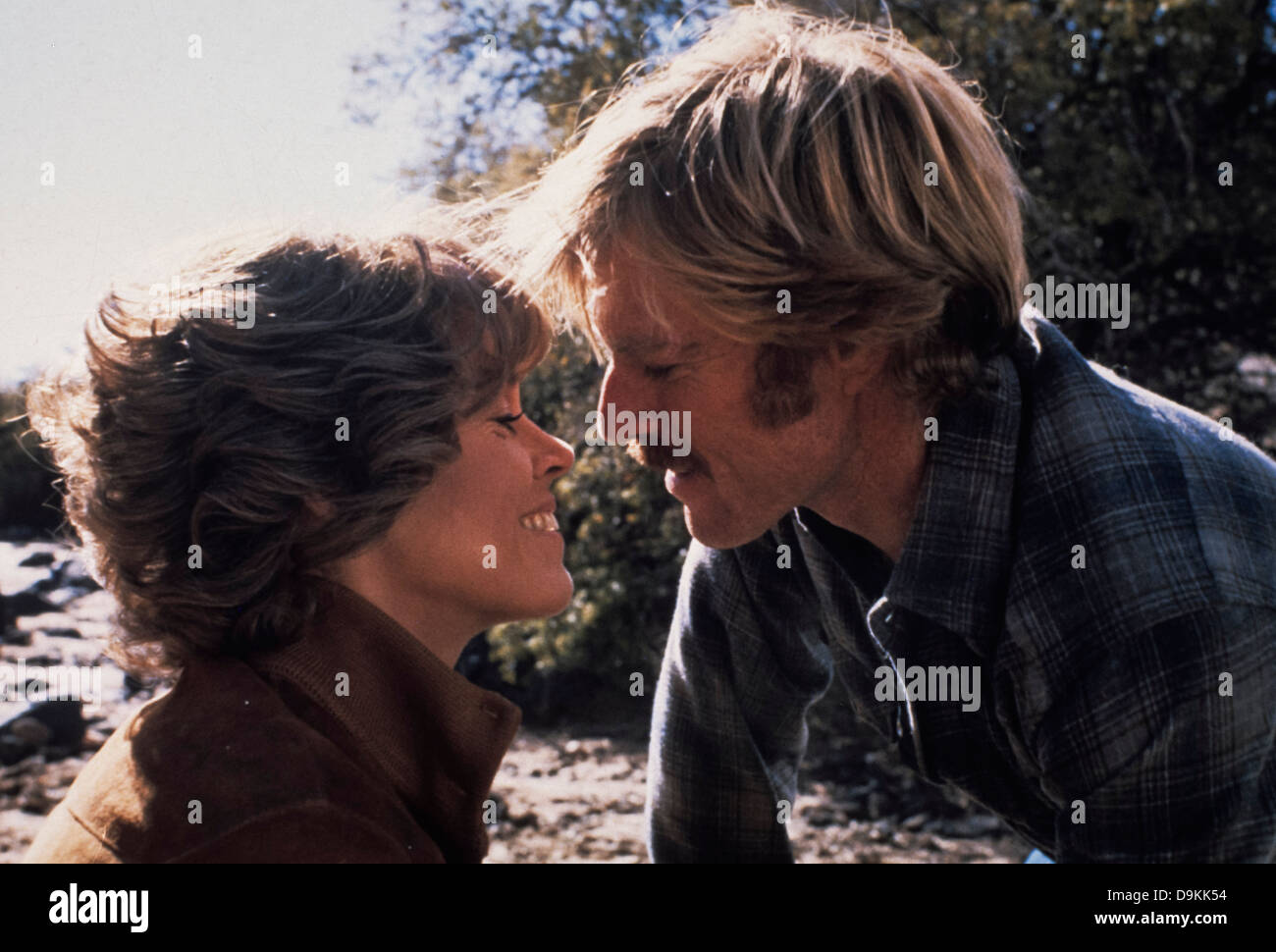 Robert Redford and Jane Fonda,the electric horseman 1979 Stock Photo