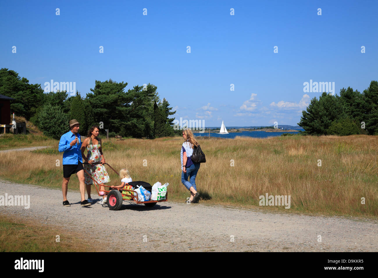 Nattaroe Island, Stockholm Archpelago, baltic sea coast, Sweden, Scandinavia Stock Photo