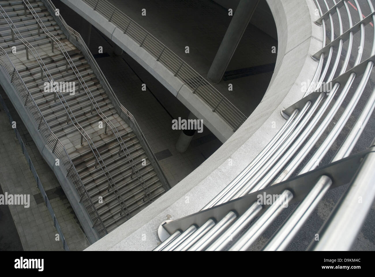 concrete stairs at stadium Stock Photo - Alamy