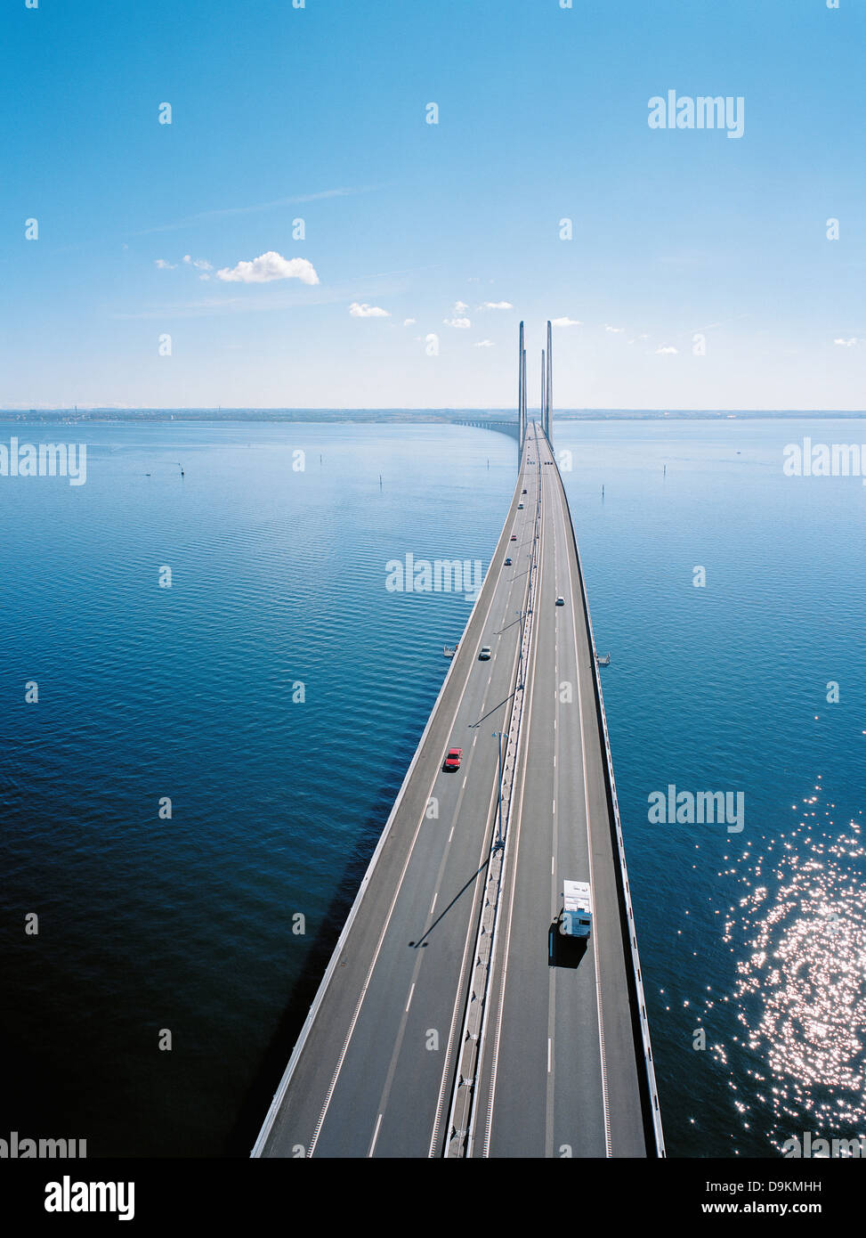 Oresund bridge from denmark to sweden hires stock photography and