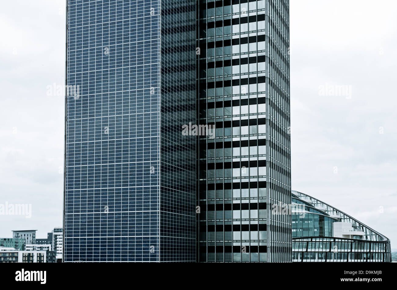The Old CIS tower with the new Co Op head office building at No.1 Angle