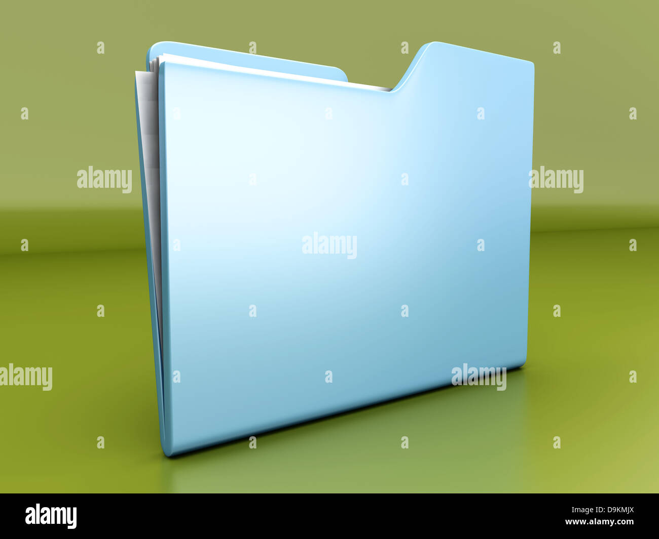 A File / Folder. 3D illustration Stock Photo - Alamy