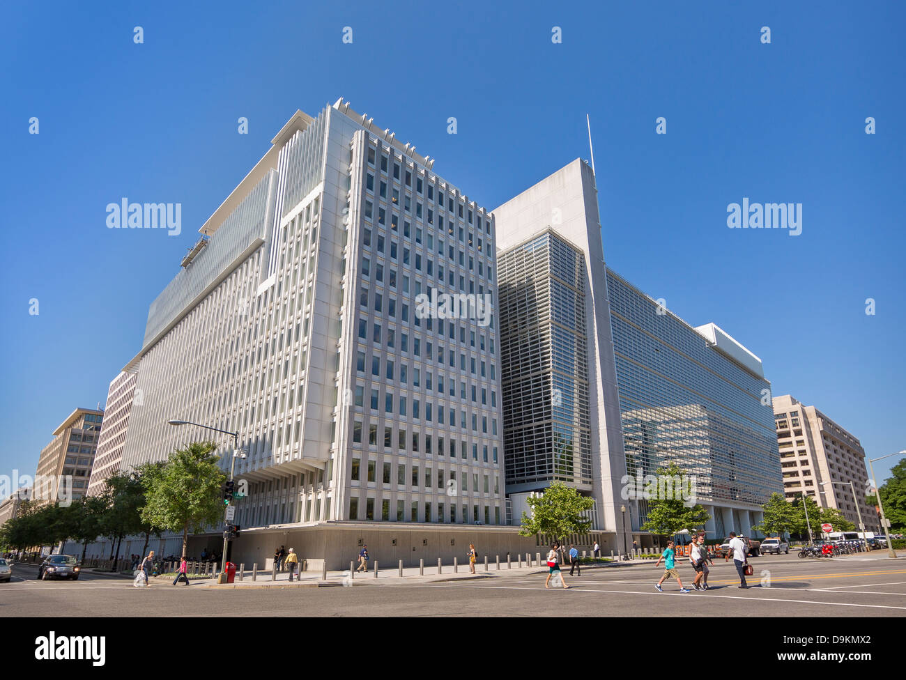 washington dc usa the world bank building D9KMX2