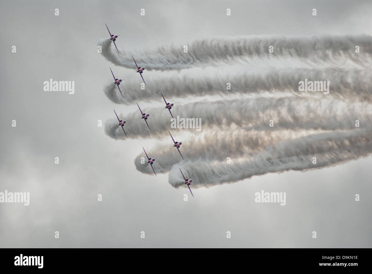 Red Arrow Display Team Stock Photo Alamy Red Arrow Display Team Stock Photo Alamy