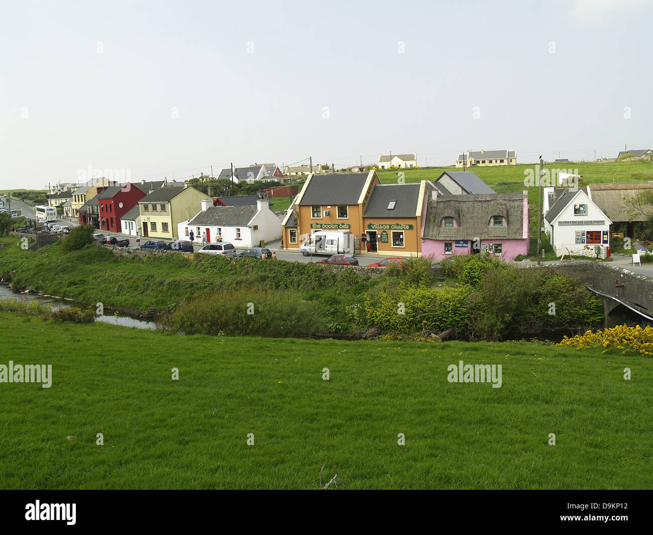 The village of Doolin,County Clare,Ireland Stock Photo