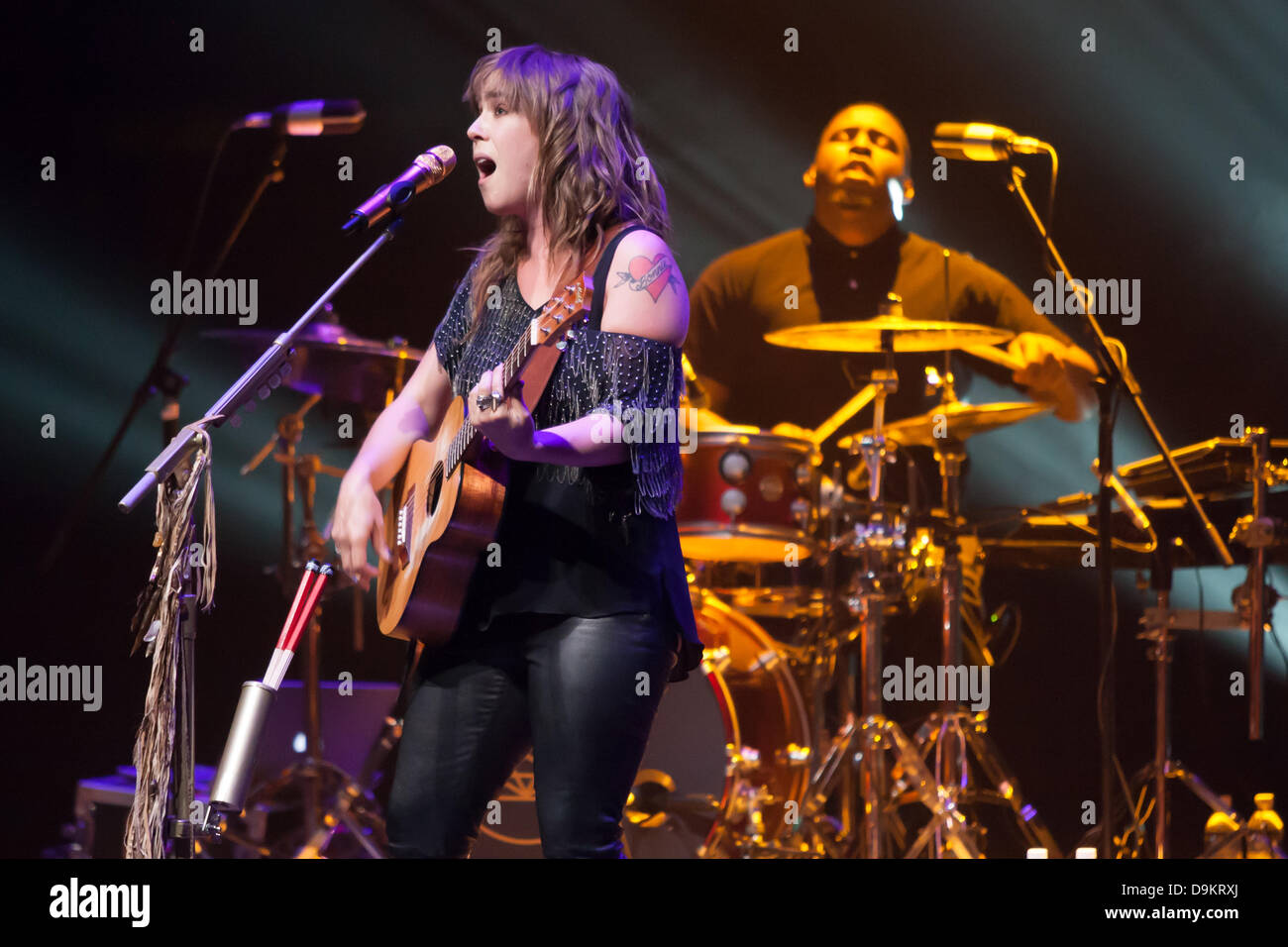 Singer Shea Rider Canadian musician Serena Ryder performs at the Grand Theatre in London ...