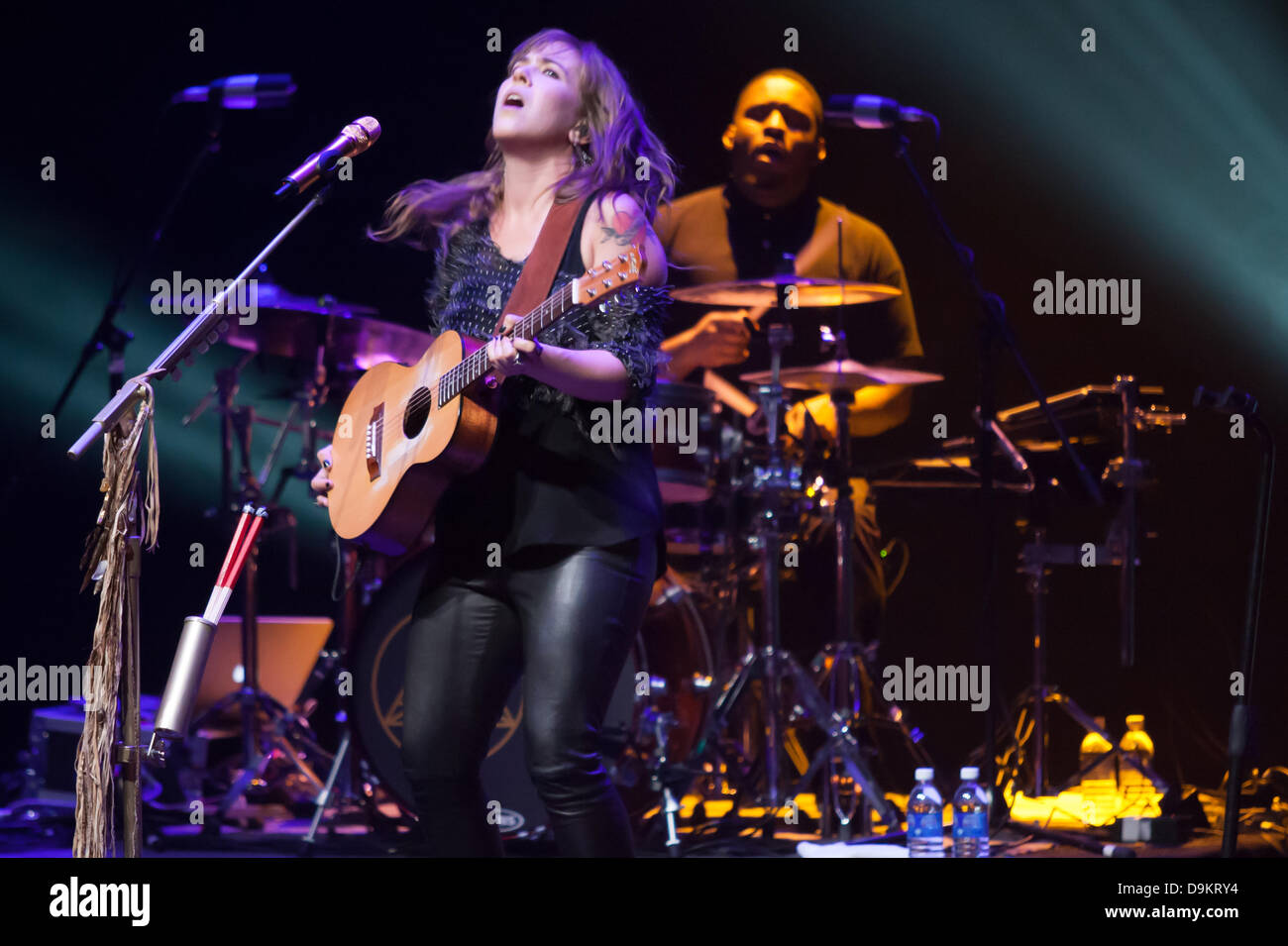Singer Shea Rider Canadian musician Serena Ryder performs at the Grand Theatre in London ...