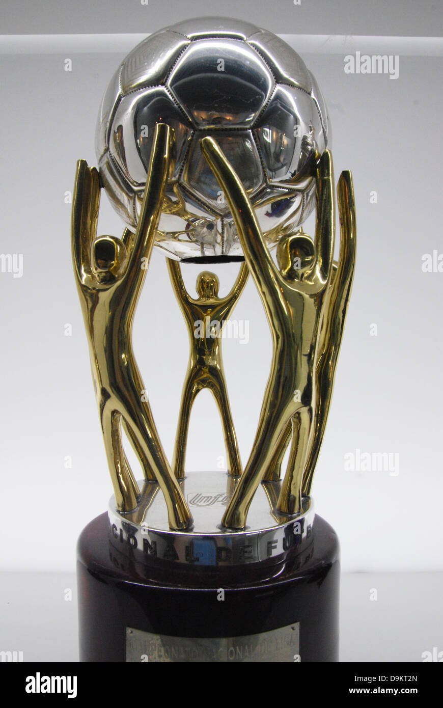 2010-2011 Spanish Soccer League trophy Stock Photo