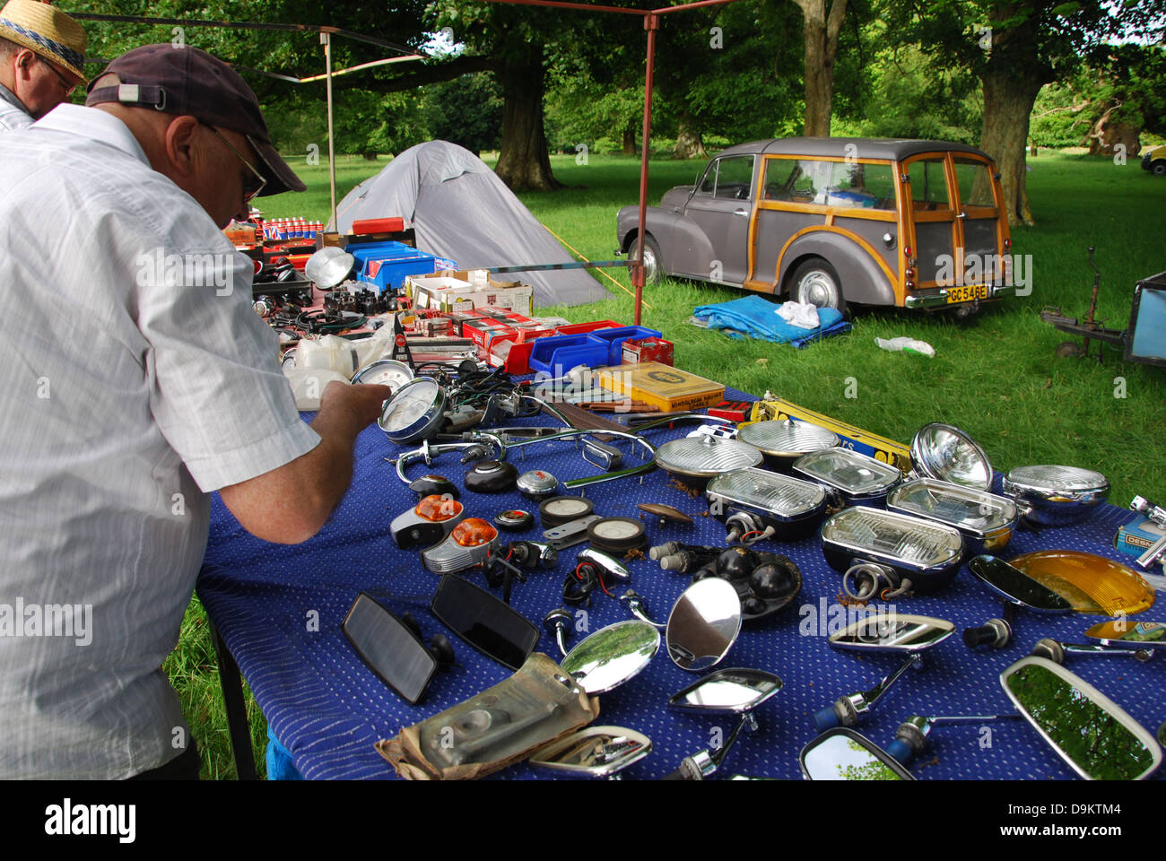 car parts for sale at Morris Centenary celebration, Cornbury Park
