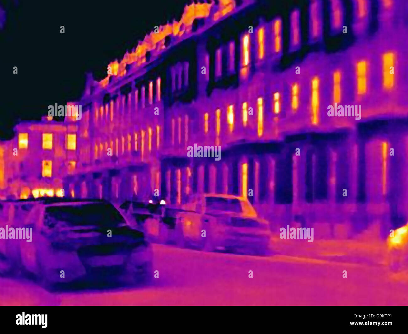 Row of period residences Stock Photo