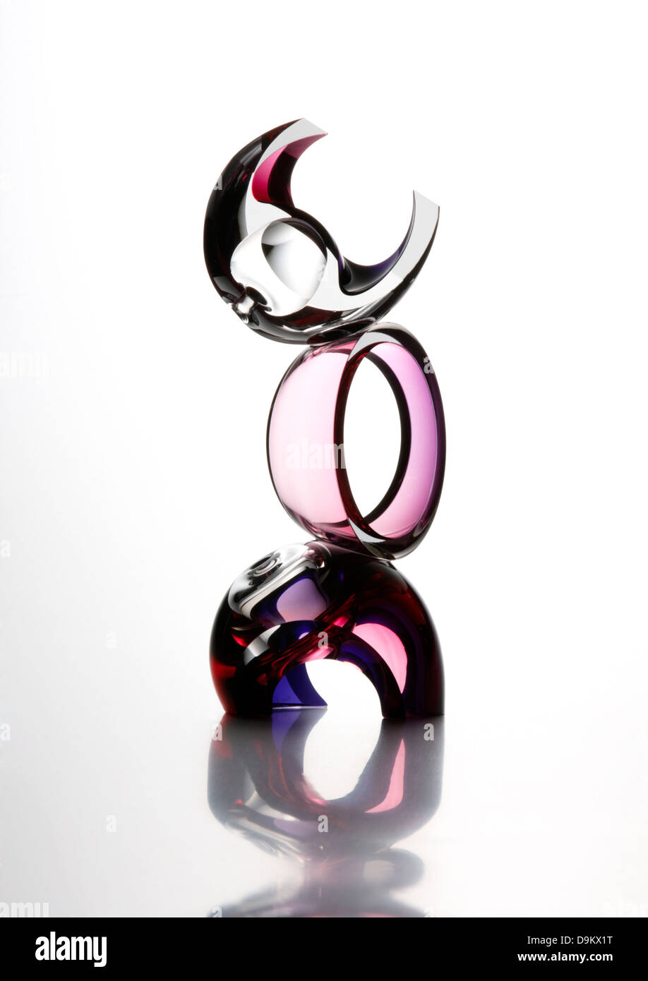 Glass Sculpture Stock Photo