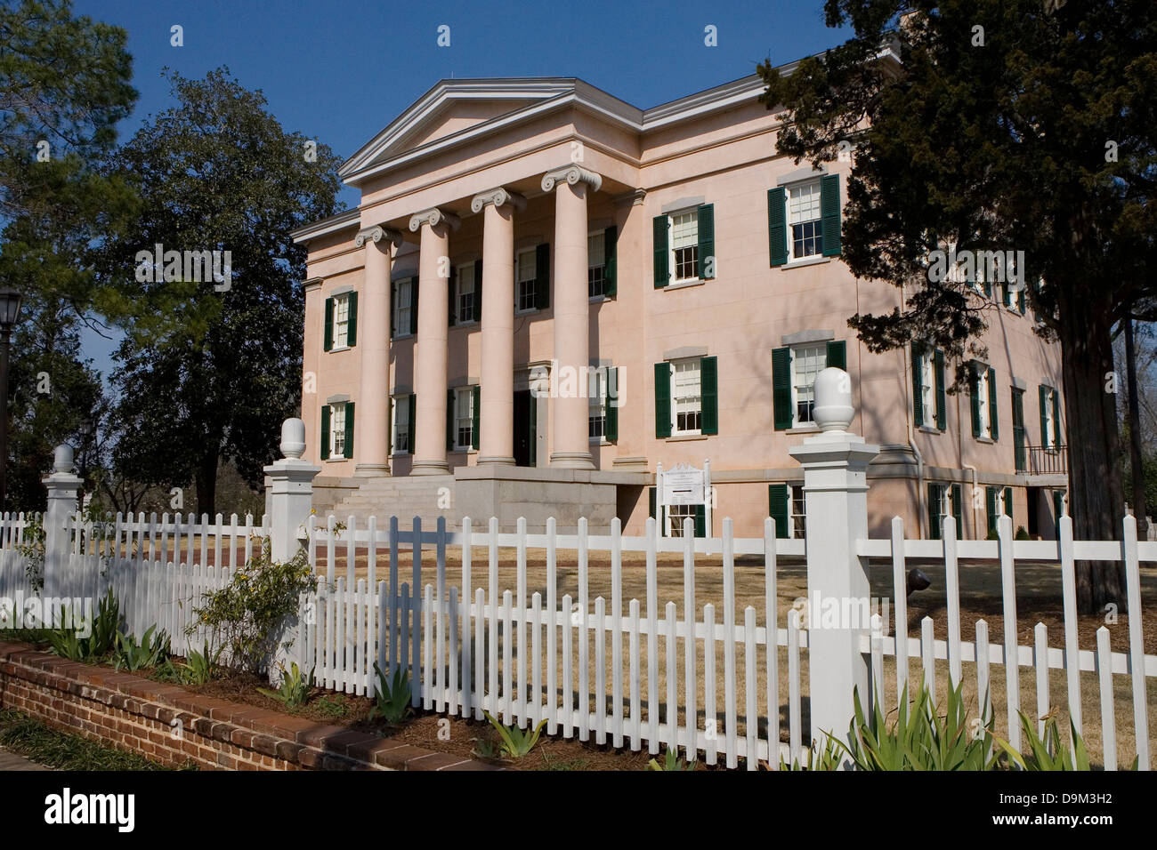 Old Governor's Mansion, Georgia College, Milledgeville, Georgia, United States of America Stock Photo