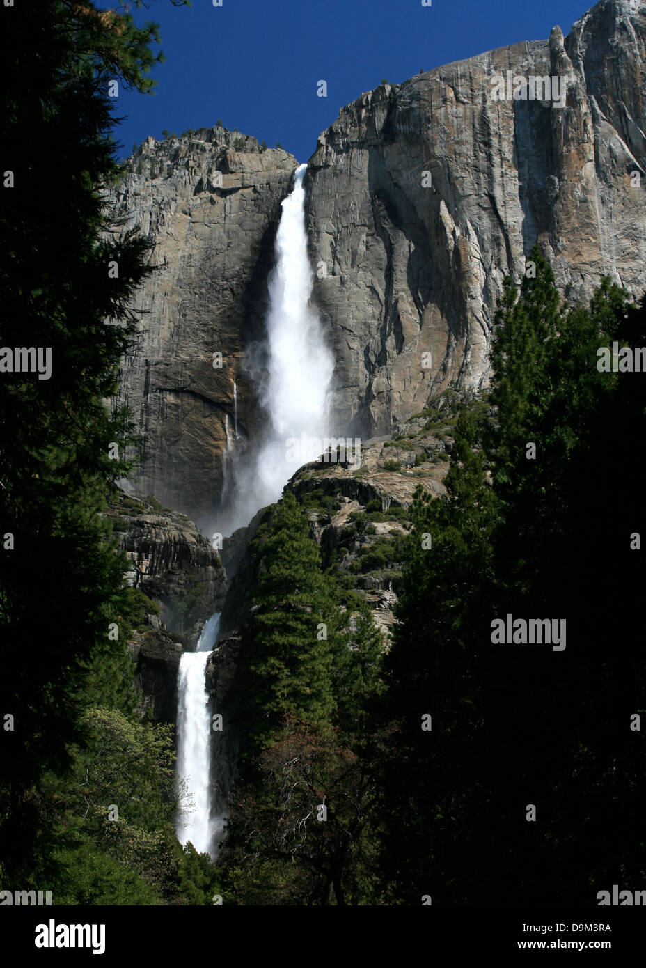 Yosemite waterfalls in Yosemite national Park Stock Photo