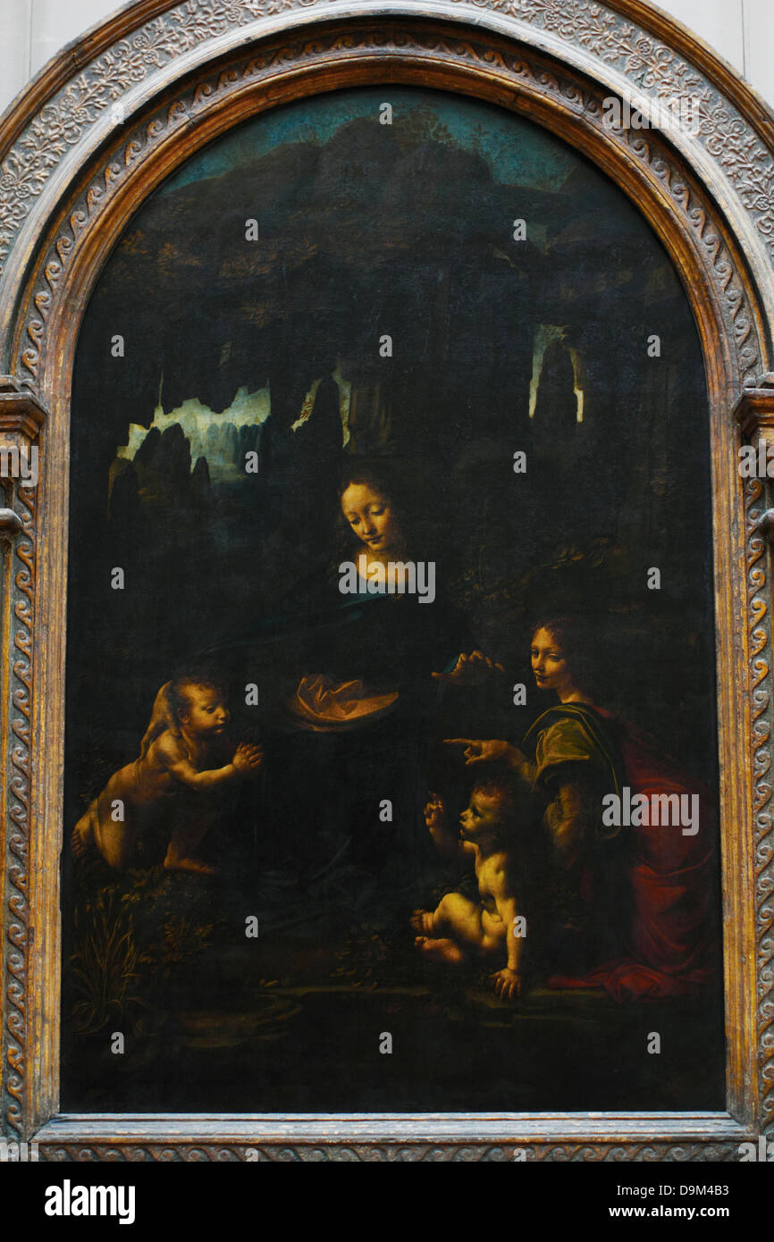 Virgin of the rocks da vinci louvre hires stock photography and images Alamy
