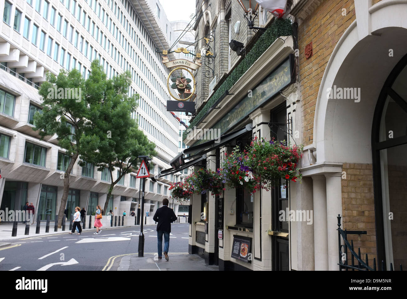adam and eve tavern city of westminster london uk 2013 Stock Photo