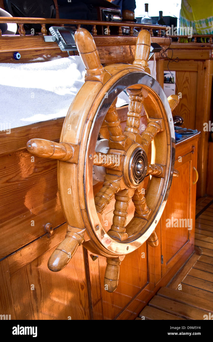 Captains Wheel Stock Photos & Captains Wheel Stock Images Alamy