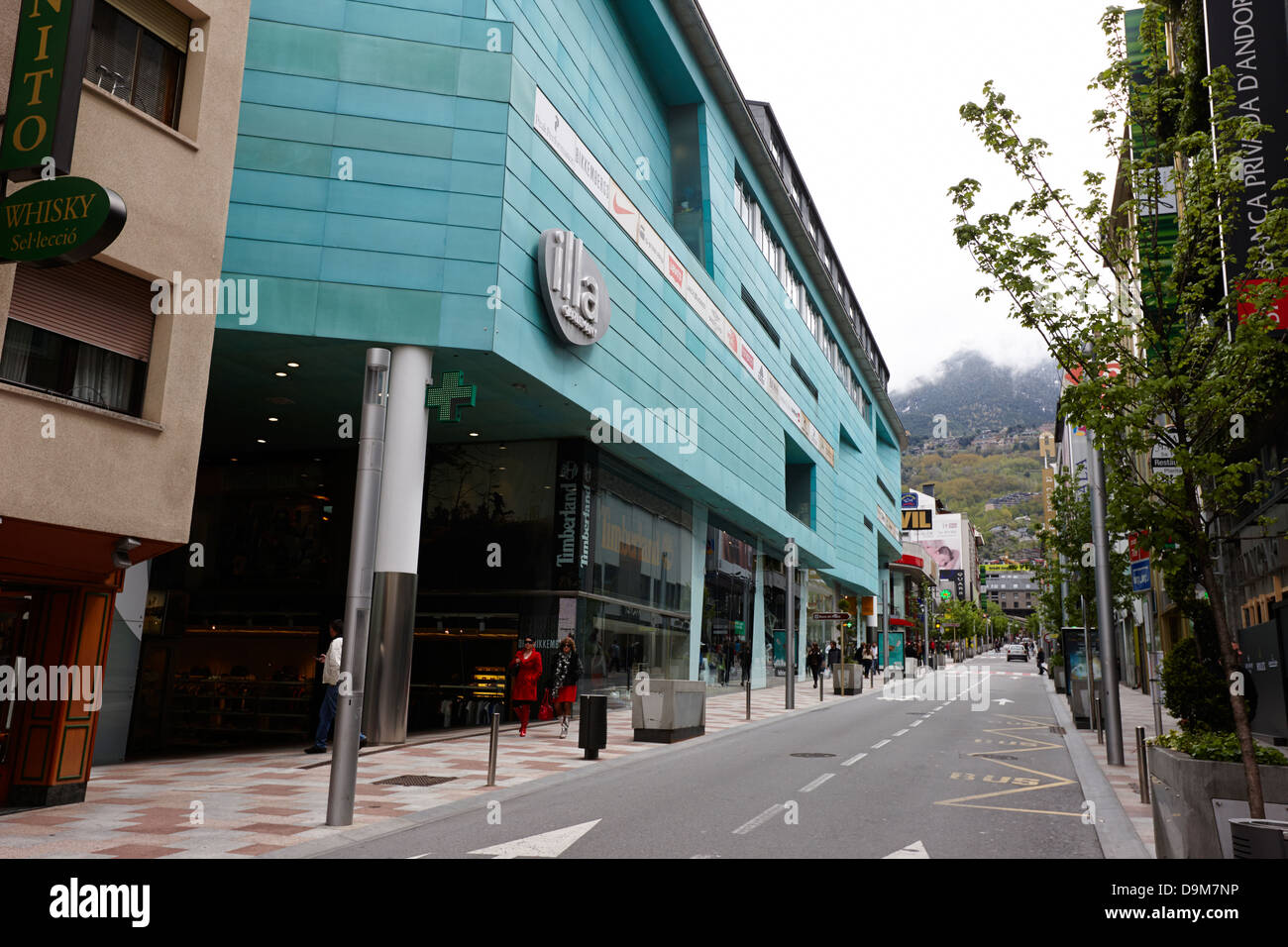 Andorra avenue carlemany hi-res stock photography and images - Alamy