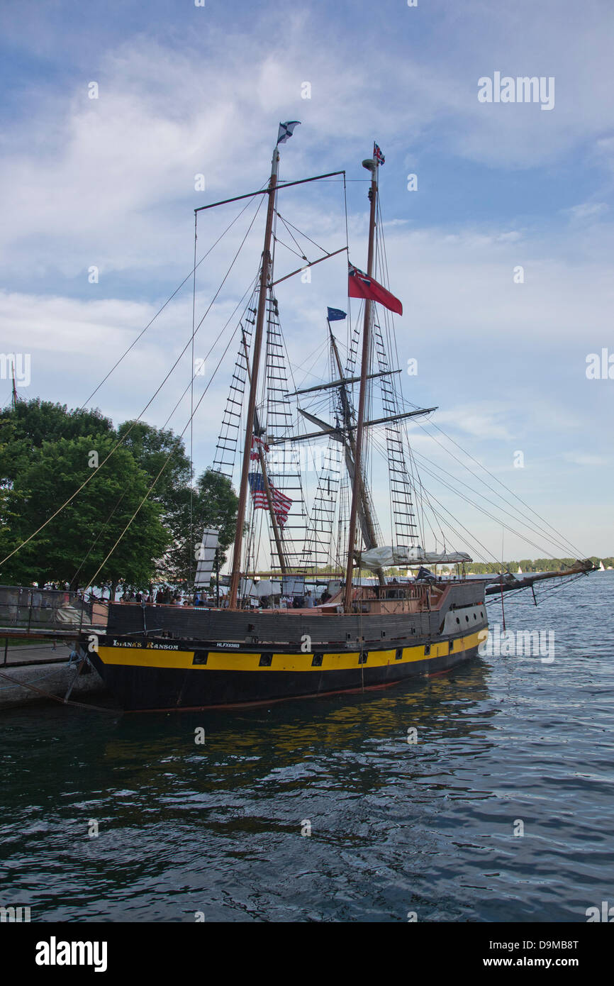 Toronto, Canada. 21st June 2013. Another sign that summer is right around the corner — tall ships are dotting Toronto’s waterfront again.  There are 16 tall ships moored from Sugar Beach over to HTO Park from Halifax, Ottawa, North Carolina, Georgia and even Norway. Credit:  Nisarg Photography/Alamy Live News Stock Photo
