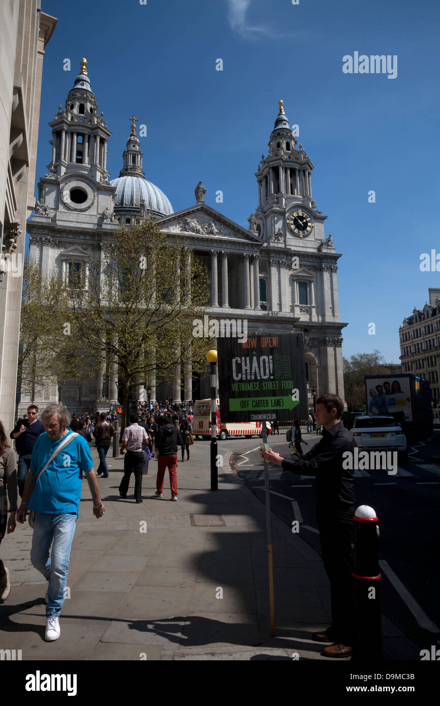 st pauls cathedral london england Stock Photo