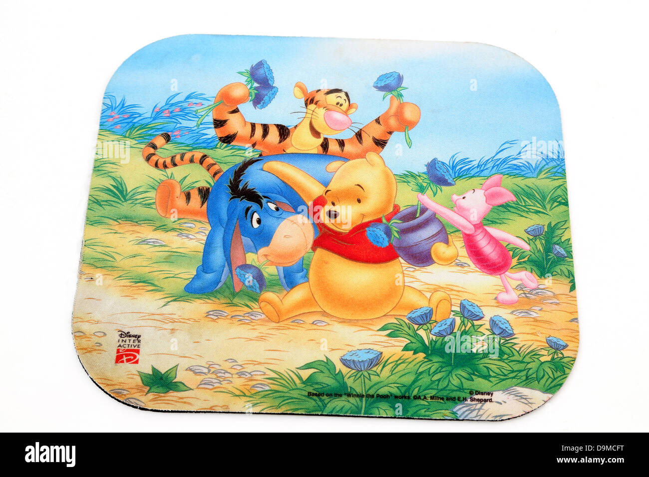 Winnie The Pooh Mousemat Stock Photo
