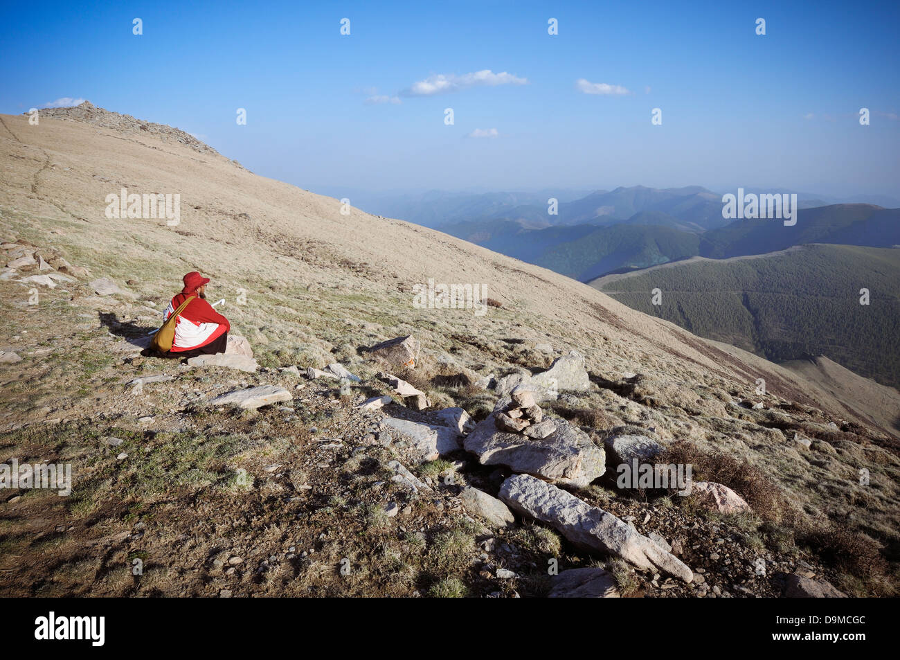 Life on Wutaishan — one of China's most important Buddhist mountains Stock Photo