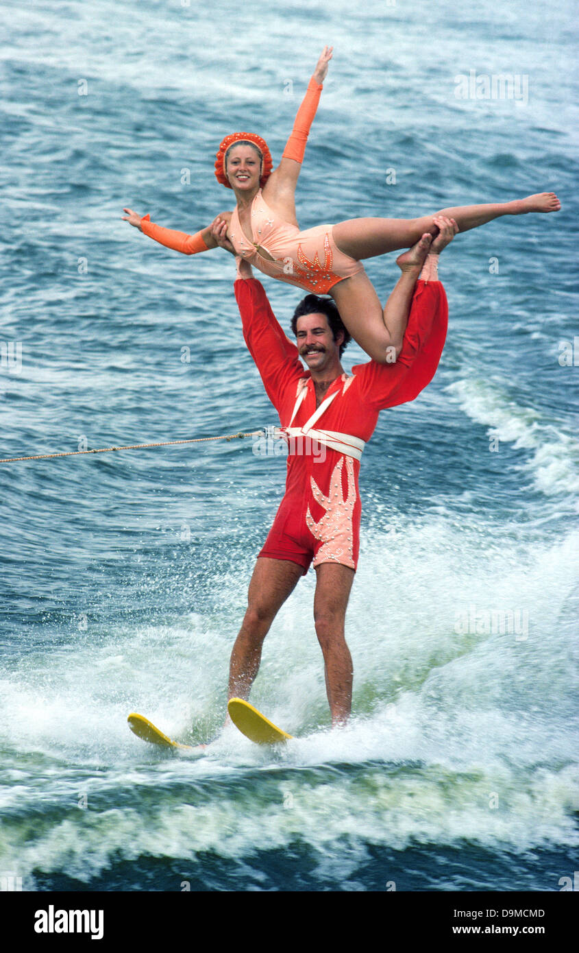 Water Ski Shows With World Class Skiers Like This Duo Photographed