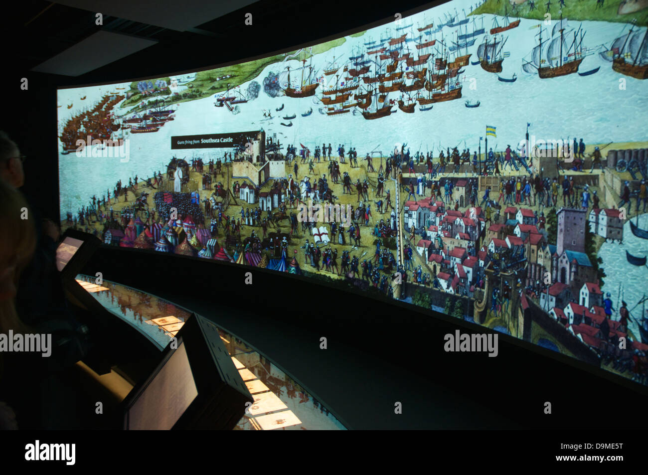 Mary Rose exhibition display inside museum Stock Photo Alamy