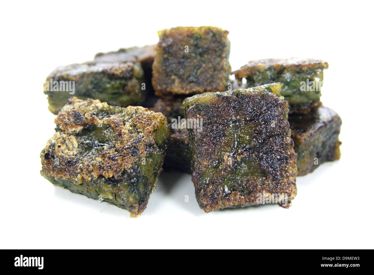 Thai Chinese food , Fried steamed Garlic chives Stock Photo Alamy