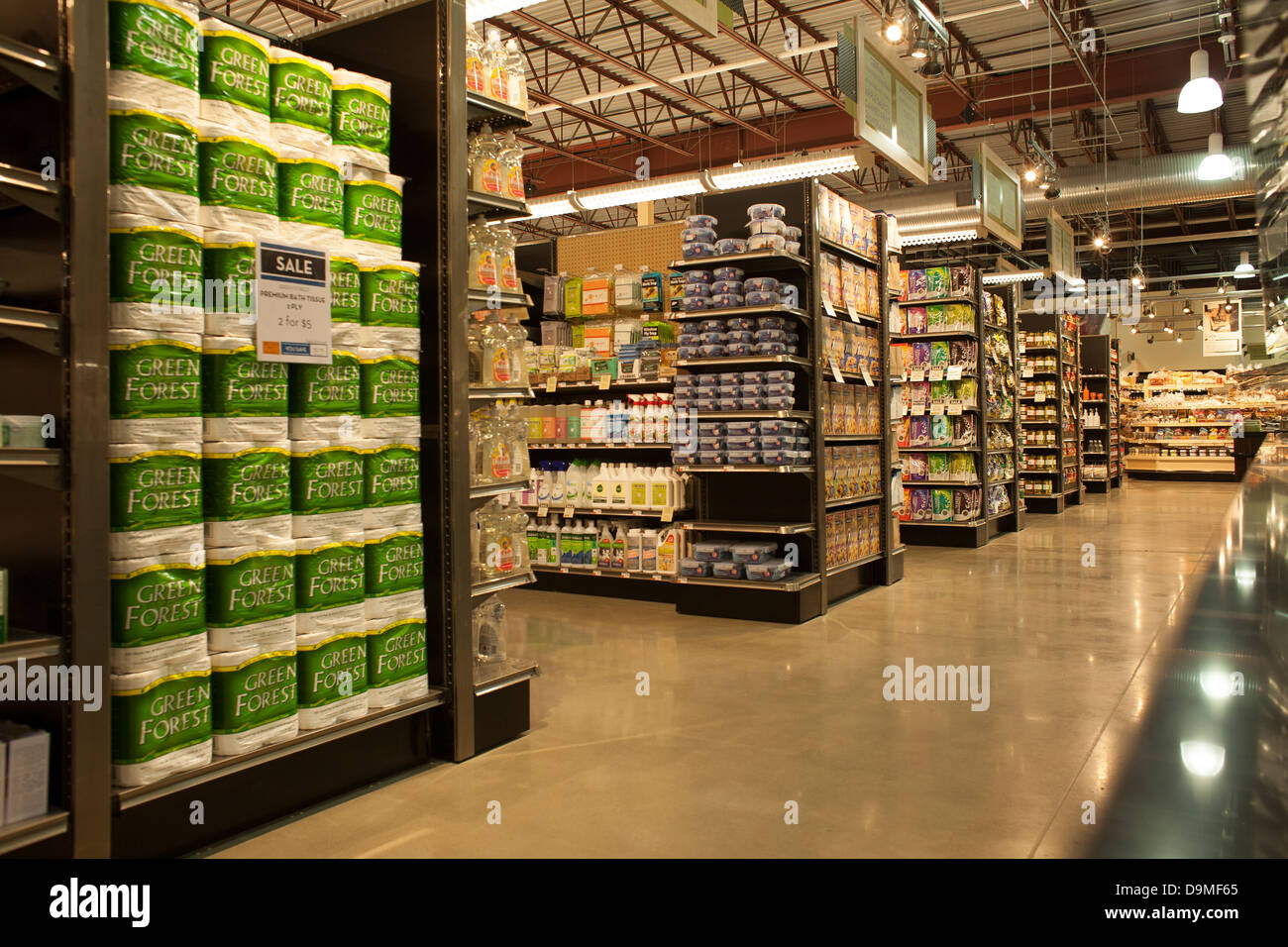 Huge new health food store near Saratoga New York Stock Photo Alamy