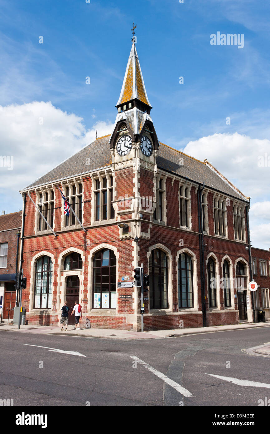 Wareham Town Hall, Dorset, UK Stock Photo