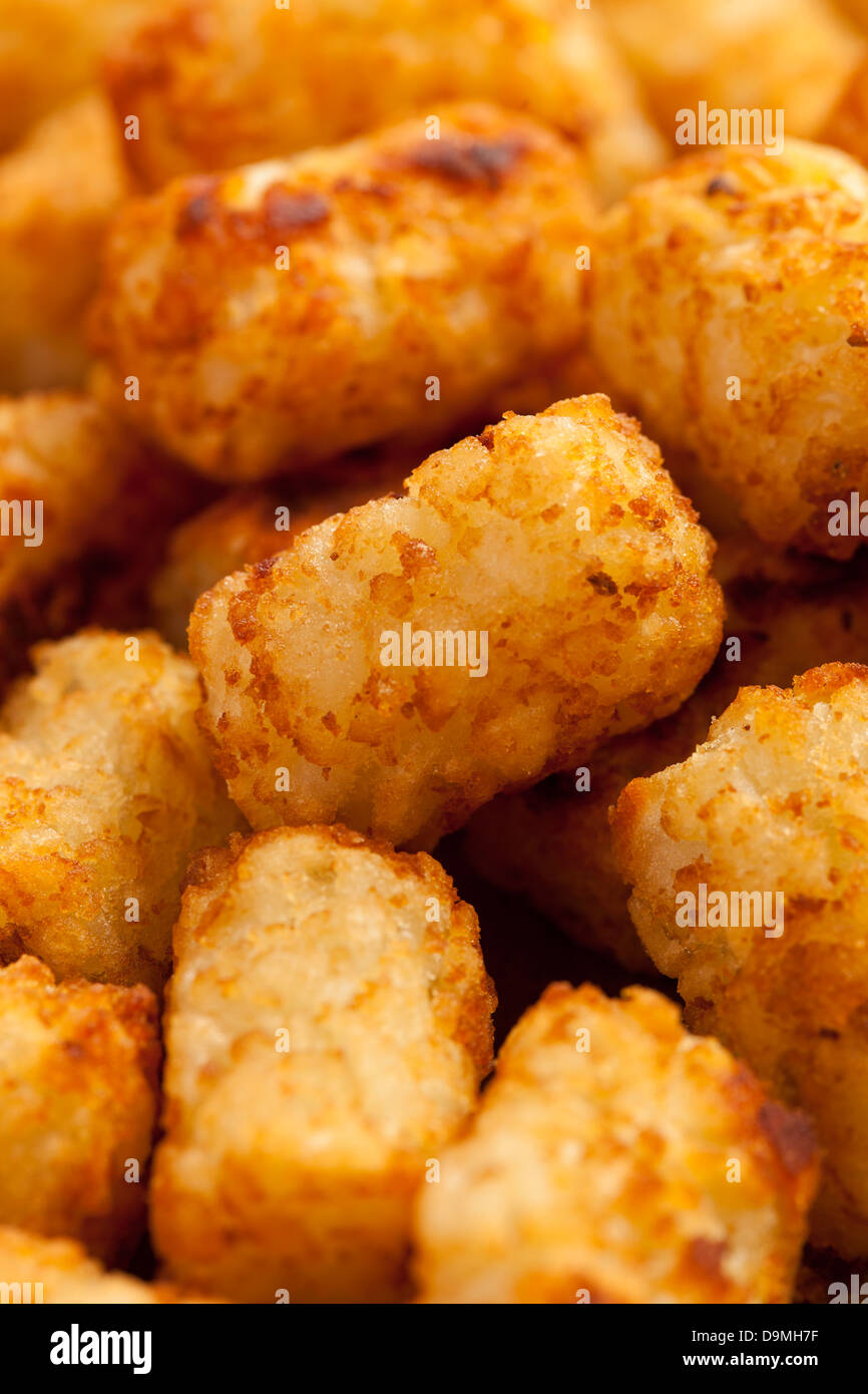 Organic Fried Tater Tots made from fried potato Stock Photo Alamy