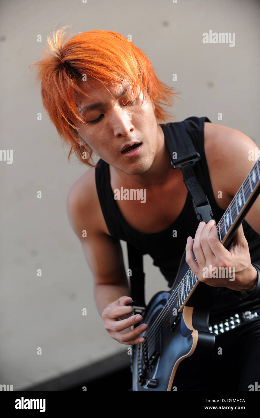 June 22, 2013 - Pomona, California, USA - Musician-KAZUKI TAKEMURA