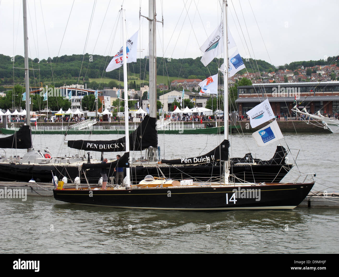 Pen Duick II and VI, Eric Tabarly sailing ship,Armada de la Liberte ...