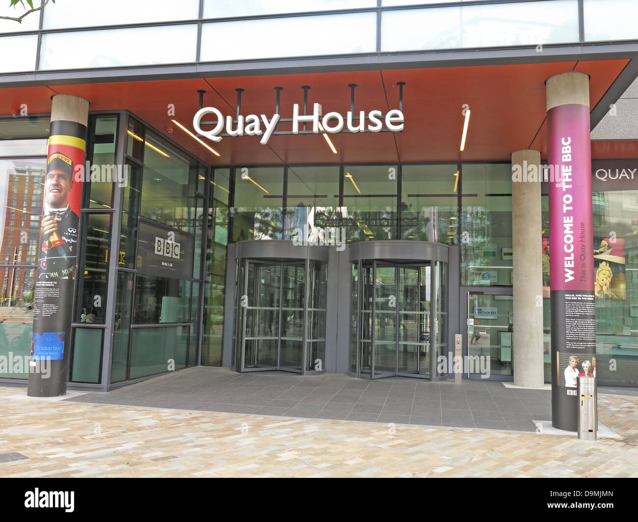 BBC Breakfast studio at  Quay House Salford Media City UK Manchester UK Stock Photo