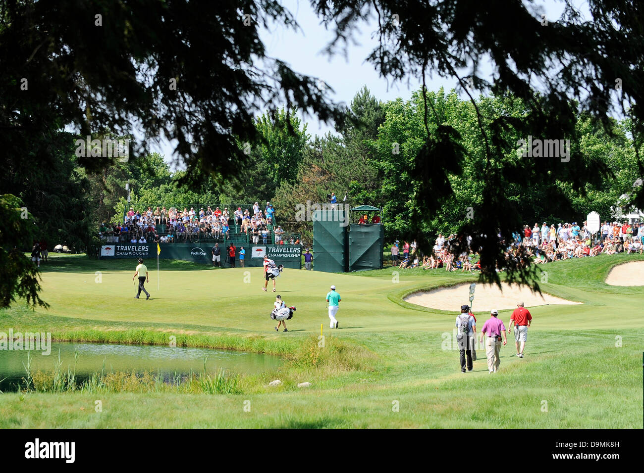 Cromwell, Connecticut, U.S. 22 June 2013 Bubba Watson and Patrick