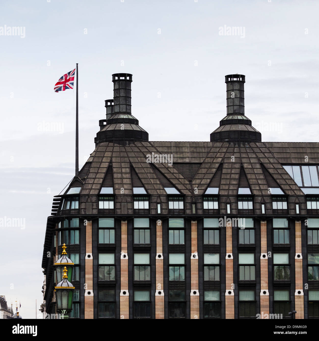 Portcullis House, Westminster, London UK. The building designed by Michael Hopkins serves as offices for MPs and civil servants Stock Photo